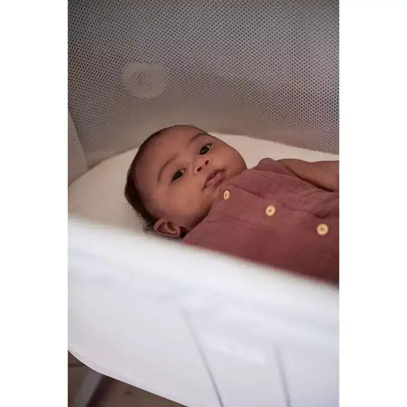 Berceau Bébé Ivoire avec Fonction de Balancement