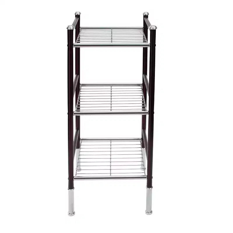 Tour de rangement à 3 niveaux noire