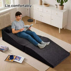 Canapé-lit Tatami pliable en éponge haute densité, chaise longue multi-usages, aucun assemblage requis
