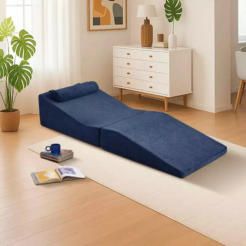 Canapé-lit Tatami pliable en éponge haute densité, chaise longue multi-usages, aucun assemblage requis