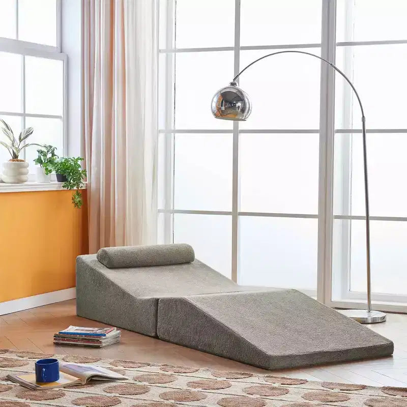 Canapé-lit Tatami pliable en éponge haute densité, chaise longue multi-usages, aucun assemblage requis