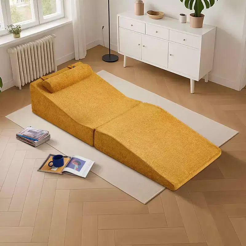 Canapé-lit Tatami pliable en éponge haute densité, chaise longue multi-usages, aucun assemblage requis