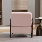 Fauteuil d'appoint rembourré Mid-Century Modern avec siège de rangement et oreiller