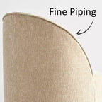Fauteuil d'appoint pivotant en chenille moderne avec roulettes, fauteuil de salon roulant sans accoudoirs pour le salon, la chambre ou le bureau à domicile