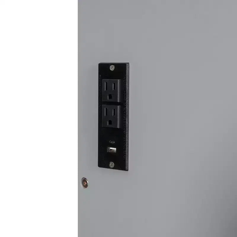 Lit escamotable Queen Size, Lit mural pliable avec prises de courant et ports USB pour chambre à coucher, petits appartements, gain de place