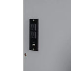 Lit escamotable Queen Size, Lit mural pliable avec prises de courant et ports USB pour chambre à coucher, petits appartements, gain de place
