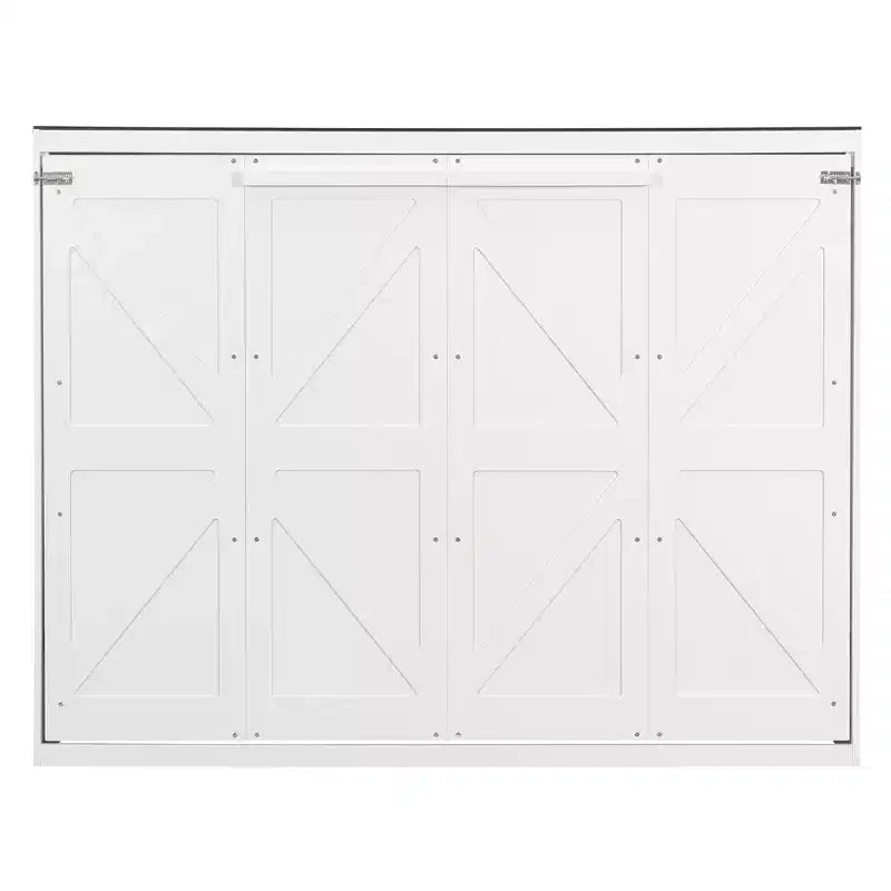 Lit escamotable Queen Size, Lit mural pliable avec prises de courant et ports USB pour chambre à coucher, petits appartements, gain de place