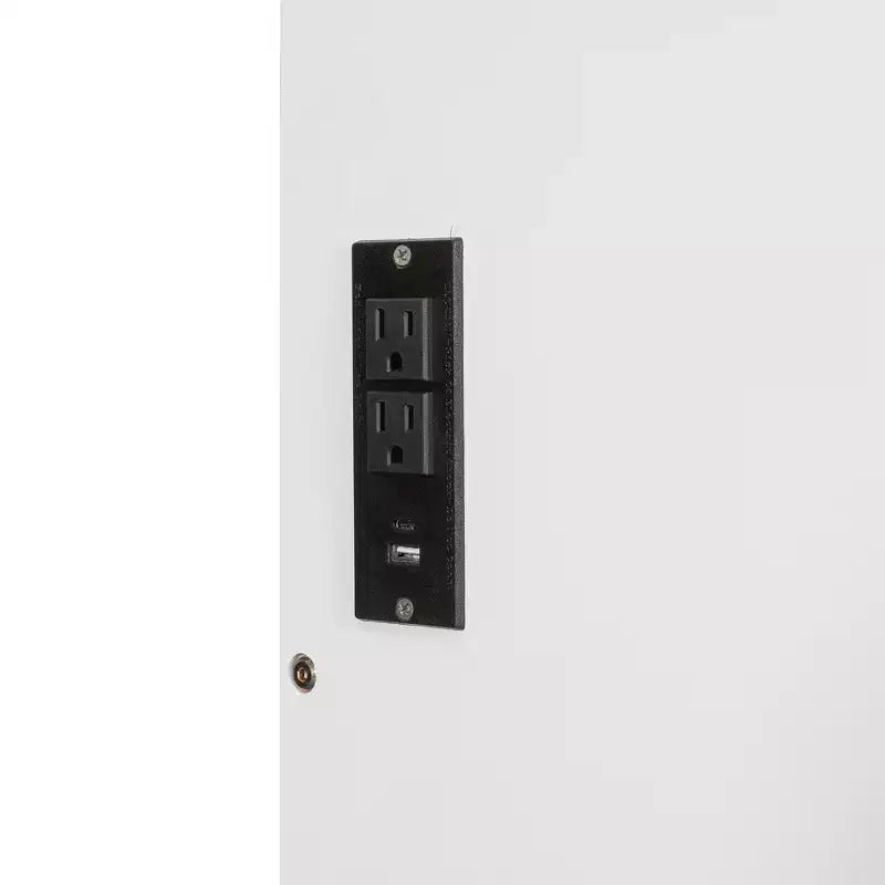 Lit escamotable Queen Size, Lit mural pliable avec prises de courant et ports USB pour chambre à coucher, petits appartements, gain de place