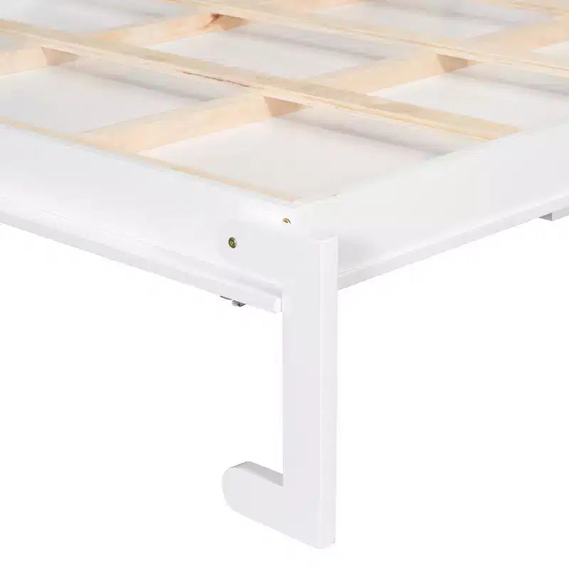 Lit escamotable Queen Size, Lit mural pliable avec prises de courant et ports USB pour chambre à coucher, petits appartements, gain de place