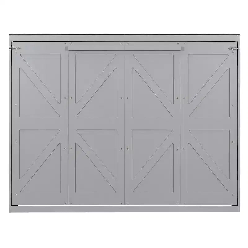Lit escamotable Queen Size, Lit mural pliable avec prises de courant et ports USB pour chambre à coucher, petits appartements, gain de place