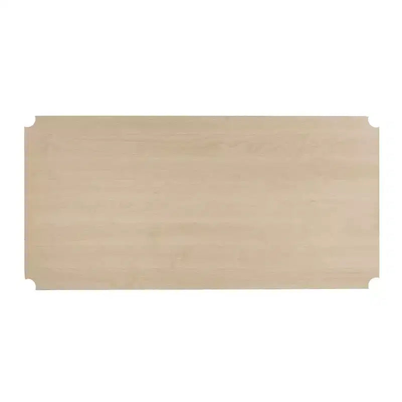 Étagère de rangement en métal avec plateau en bois pour garage et cuisine, 90 x 45 x 160 cm, blanc