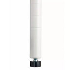 Étagère de rangement en métal avec plateau en bois pour garage et cuisine, 90 x 45 x 160 cm, blanc