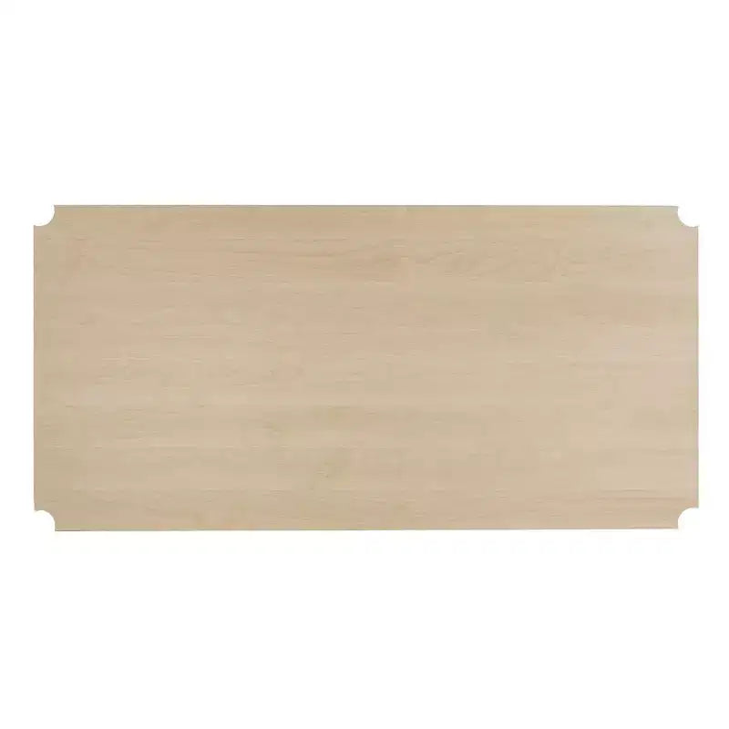 Étagère de rangement en métal avec plateau en bois pour garage et cuisine, 90 x 45 x 160 cm, blanc