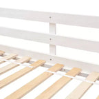 Lit mezzanine cabane de taille double, lit mezzanine cabane en bois avec échelle et barrières de sécurité pour enfants