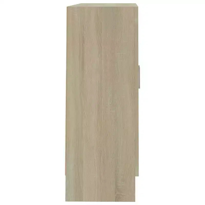 Vitrine chêne Sonoma Bois d'ingénierie, verre Moyen