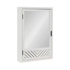 Kate and Laurel Mezzeta Bathroom Cabinet with Mirror