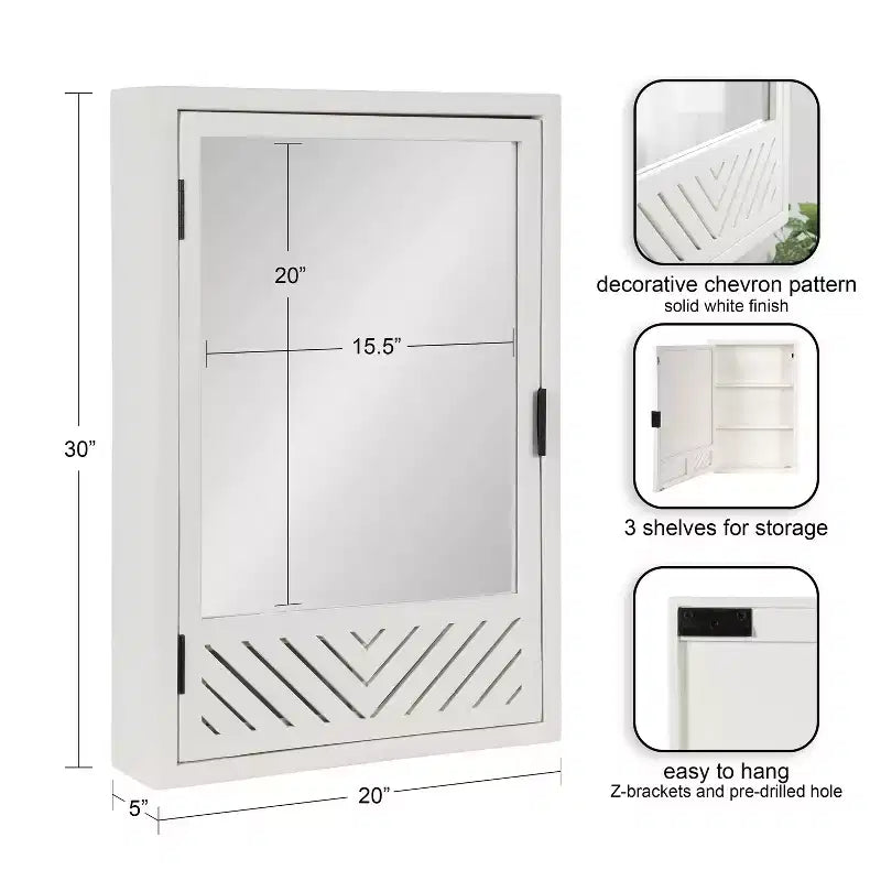 Armoire de toilette avec miroir