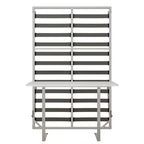Cadre de lit escamotable queen size avec bureau intégré
