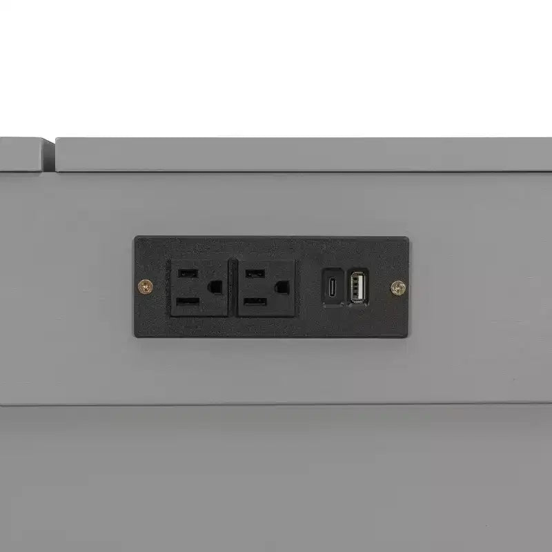 Lit escamotable Queen avec tiroir et station de charge