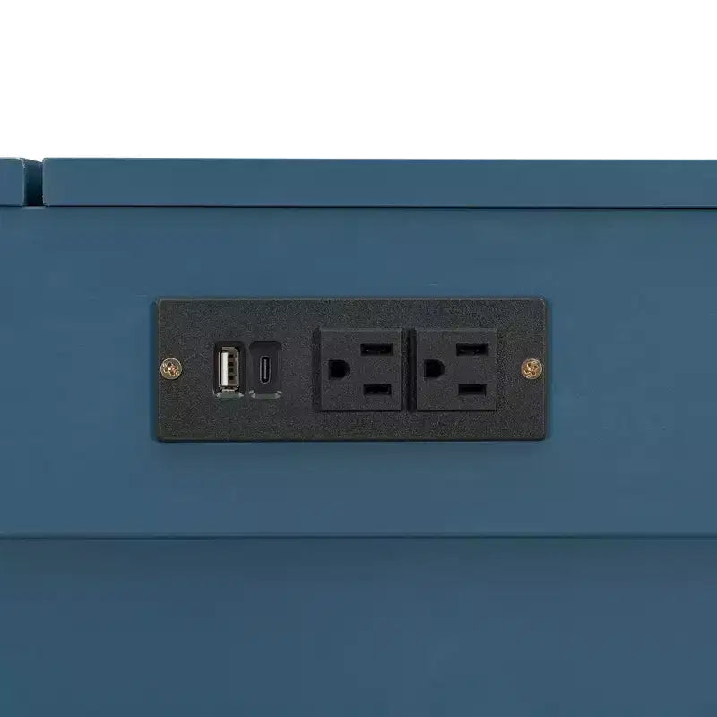 Lit escamotable Queen avec tiroir et station de charge