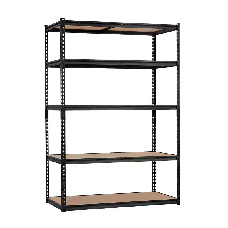 Étagère de Rangement de Garage Robuste Unité de Stockage à 5 Niveaux Réglable en Métal Capacité de 900 à 1130 kg Organisateur Autoportant pour Sous-sol