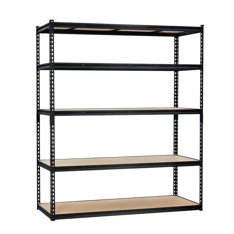 Étagère de Rangement de Garage Robuste Unité de Stockage à 5 Niveaux Réglable en Métal Capacité de 900 à 1130 kg Organisateur Autoportant pour Sous-sol