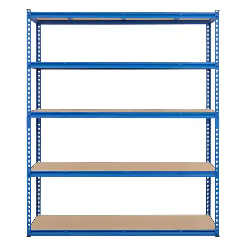 Étagère de Rangement de Garage Robuste Unité de Stockage à 5 Niveaux Réglable en Métal Capacité de 900 à 1130 kg Organisateur Autoportant pour Sous-sol