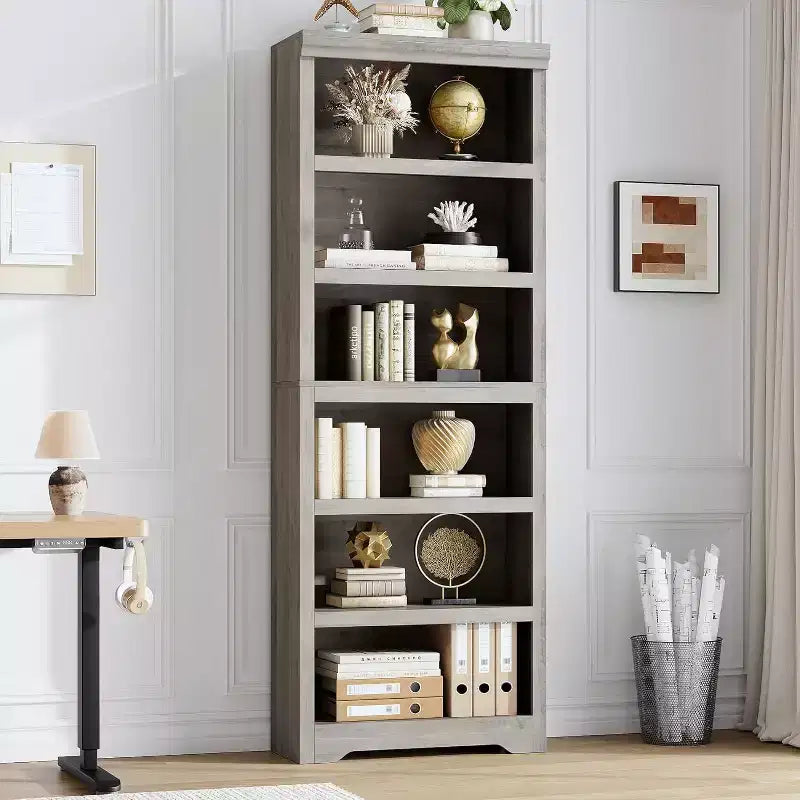 Étagère Ouverte avec Tablettes Ajustables, 60 cm de Large Style Ferme