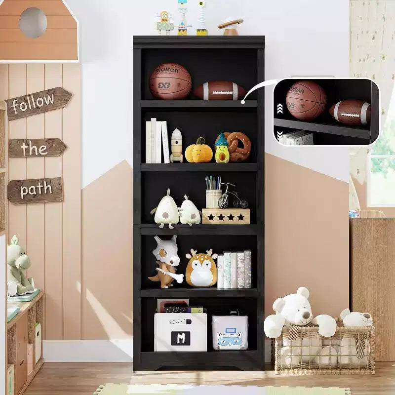 Étagère Ouverte avec Tablettes Ajustables, 60 cm de Large Style Ferme