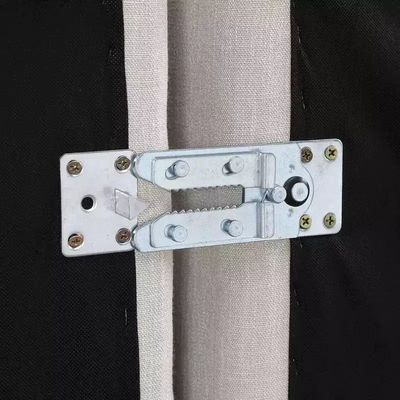 Chaise d'angle en tissu texturé lin