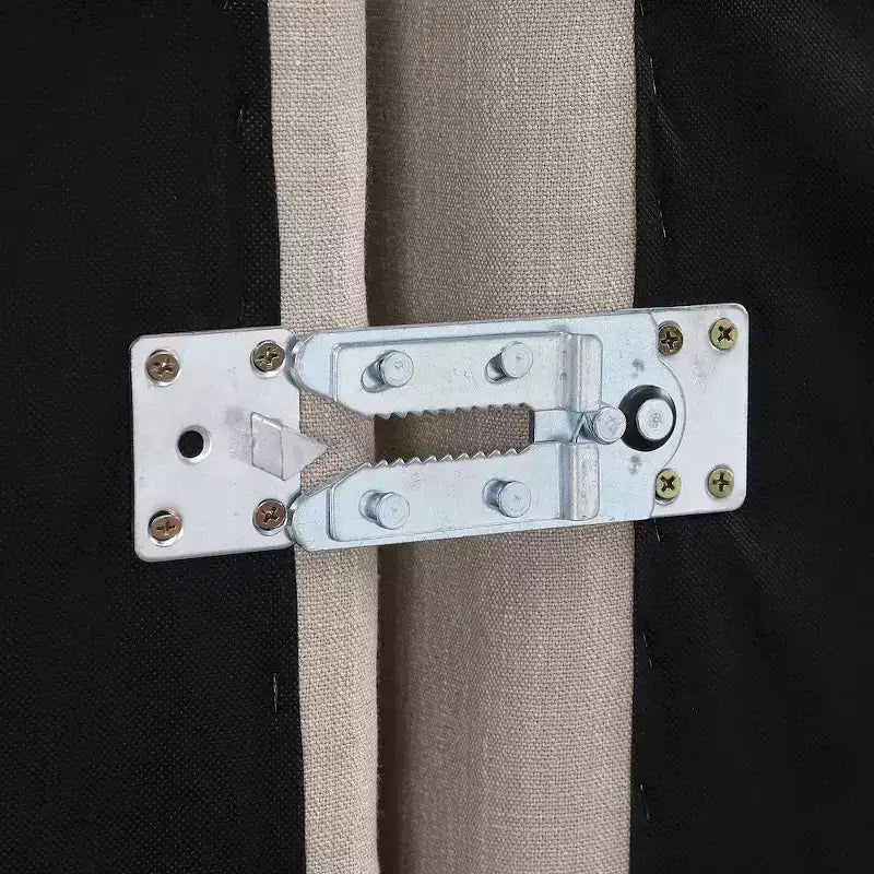 Chaise d'angle en tissu texturé lin