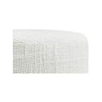 Tabouret de comptoir en tissu bouclé crème
