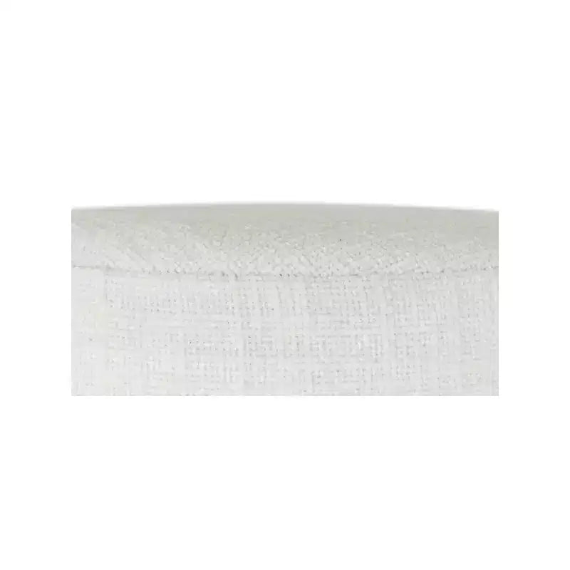 Tabouret de comptoir en tissu bouclé crème