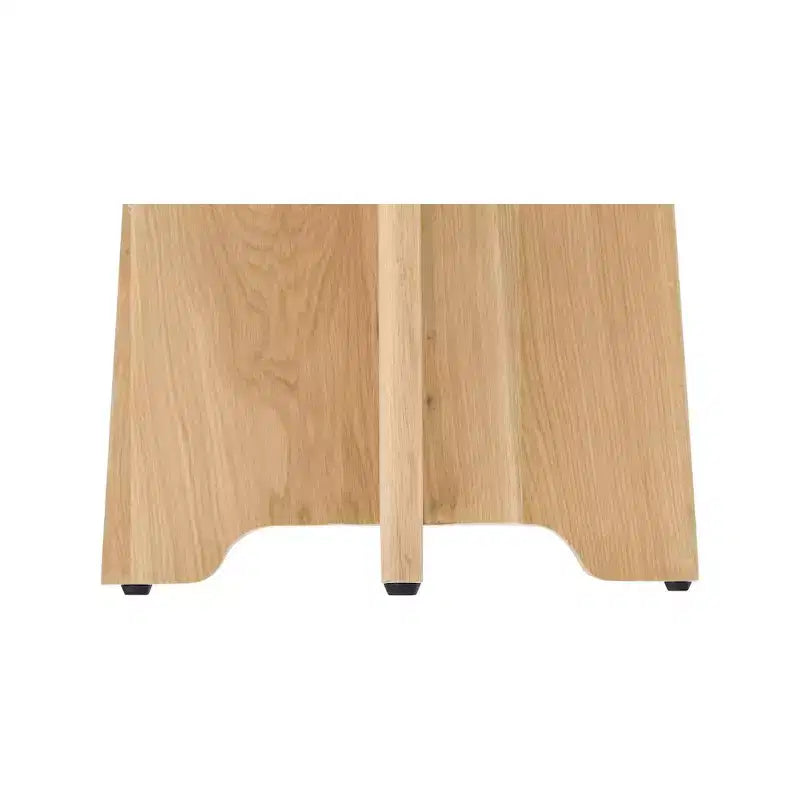 Tabouret de comptoir en tissu bouclé crème