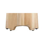 Tabouret de comptoir en tissu bouclé crème