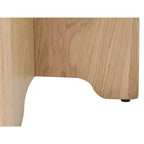 Tabouret de comptoir en tissu bouclé crème