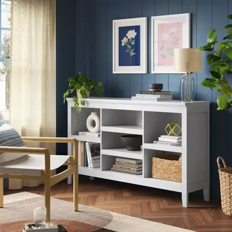 Étagère horizontale de 81 cm avec tablettes réglables