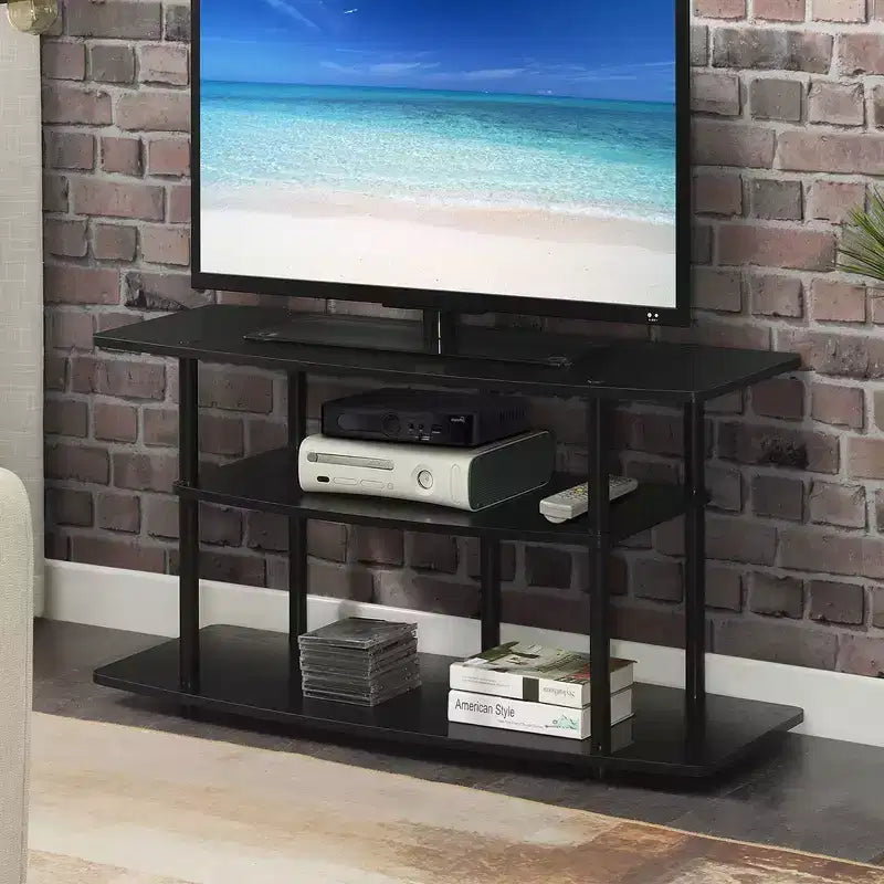 Meuble TV large à 3 niveaux pour téléviseurs jusqu'à 43 pouces