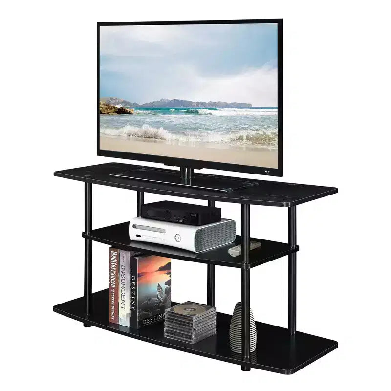Meuble TV large à 3 niveaux pour téléviseurs jusqu'à 43 pouces