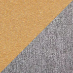 Lot de 2 tabourets de bar hauts rembourrés Or/Gris