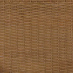 Fauteuil d'appoint dossier en rotin naturel, cadre en acajou