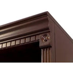 Bibliothèque en bois Huntington Club 84 po Merisier - Martin Furniture : Verticale, 7 étagères, Aucun assemblage