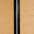 Paravent shoji pliant en jute de 1,8 m de hauteur, noir (4 panneaux) – Cloison d'intimité