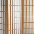 Paravent Shoji 4 panneaux (122 cm de hauteur) - Naturel