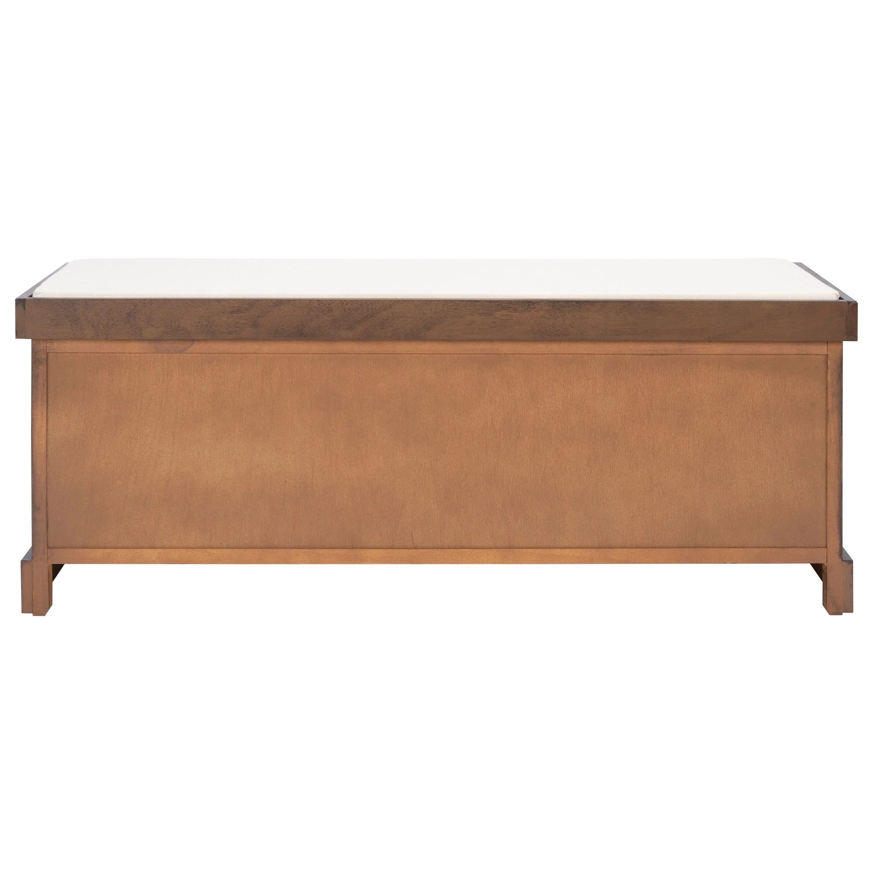 Banc de rangement SAFAVIEH Fiorello 3 tiroirs avec coussin - 47,3 L x 15 P x 19 H - 47Lx15Px19H