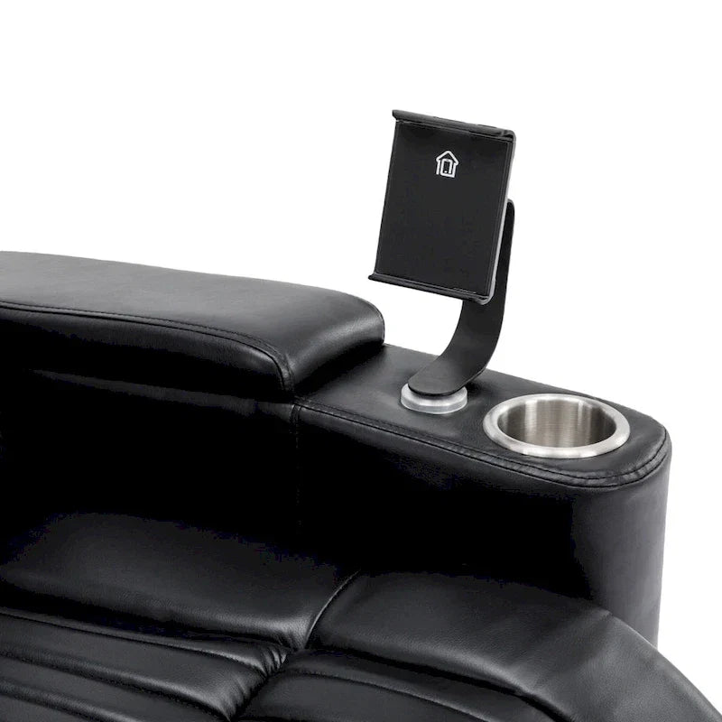Fauteuil inclinable motorisé de cinéma maison multifonctionnel pivotant à 270°
