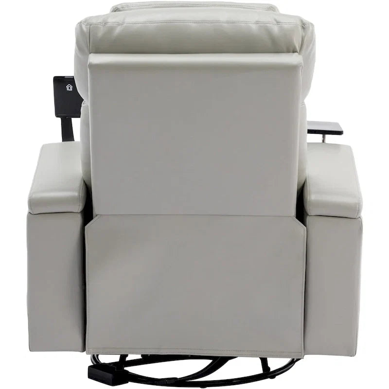Fauteuil inclinable motorisé de cinéma maison multifonctionnel pivotant à 270°