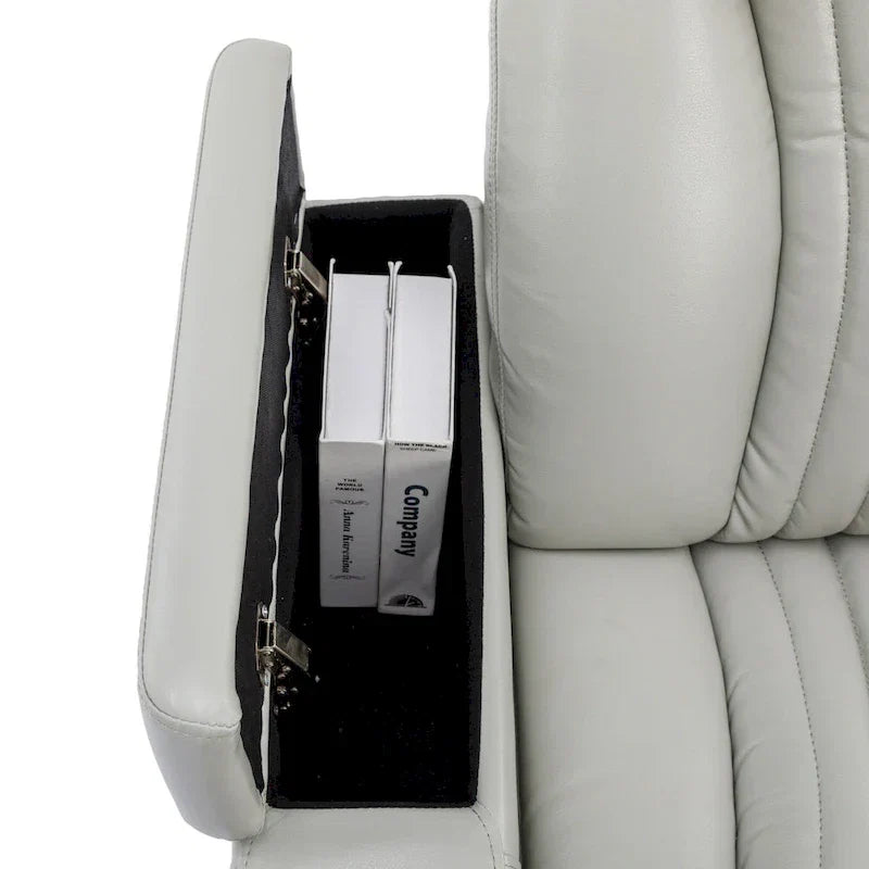 Fauteuil inclinable motorisé de cinéma maison multifonctionnel pivotant à 270°