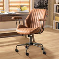 Chaise de bureau ergonomique en suède avec support lombaire