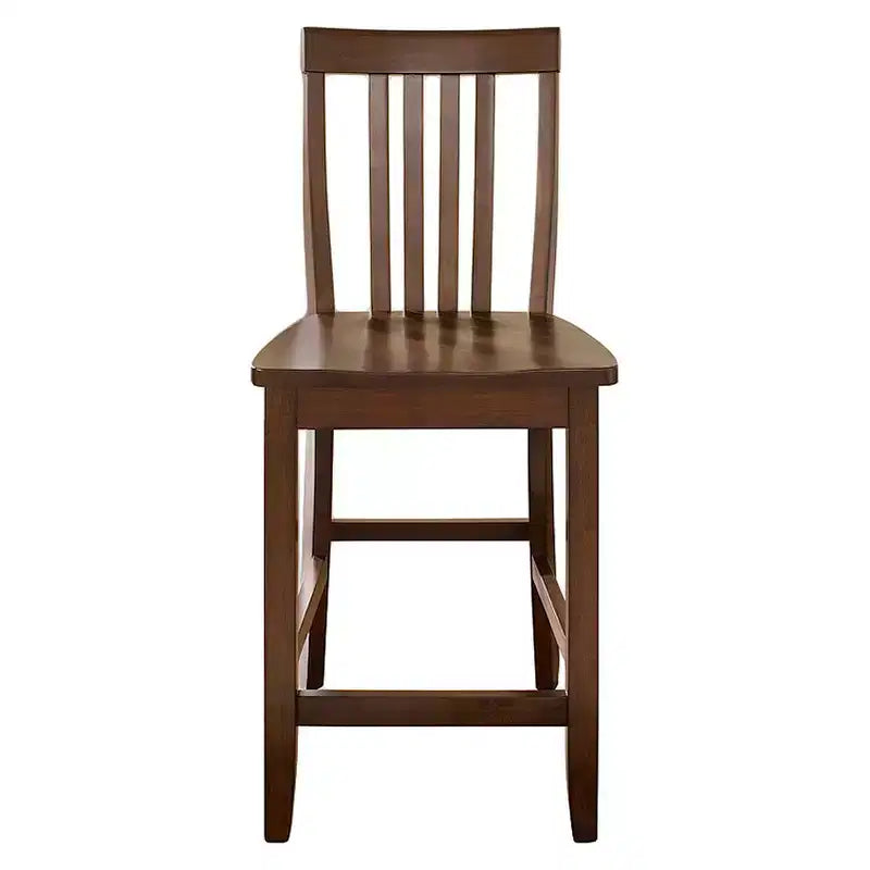 Ensemble de 2 tabourets de bar hauteur comptoir School House 24" en bois massif